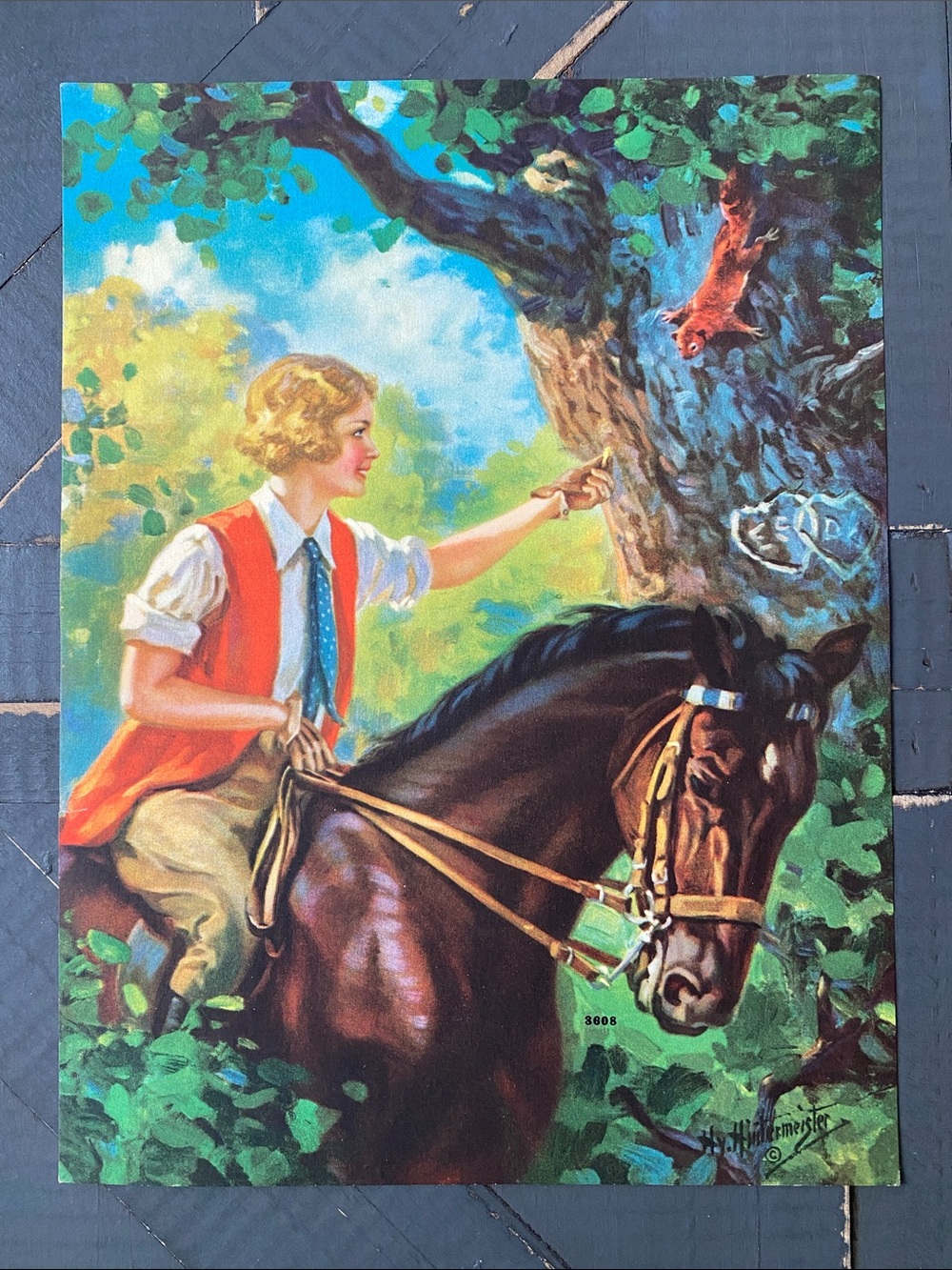 🐎Vintage🐎Equestrian Art Print - Hy Hintermeister